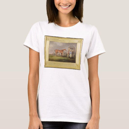 Portret van "Quiz", eigendom van Lord Rous, achter T-shirt (Voorkant)