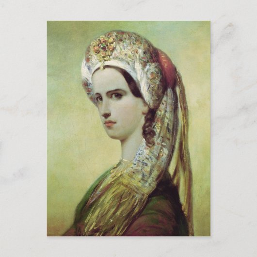 Portret van Rachel Briefkaart (Voorkant)