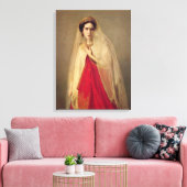 Portret van Rachel Canvas Afdruk (Insitu (Woonkamer))