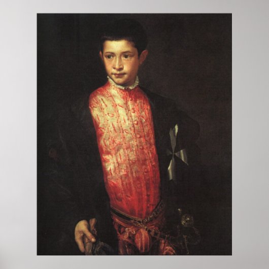 Portret van Ranuccio Farnese Poster (Voorkant)