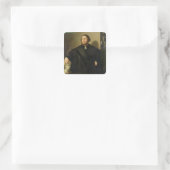 Portret van Raphaele Grassi Vierkante Sticker (Tas)