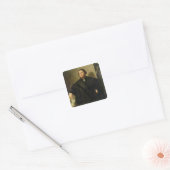 Portret van Raphaele Grassi Vierkante Sticker (Envelop)