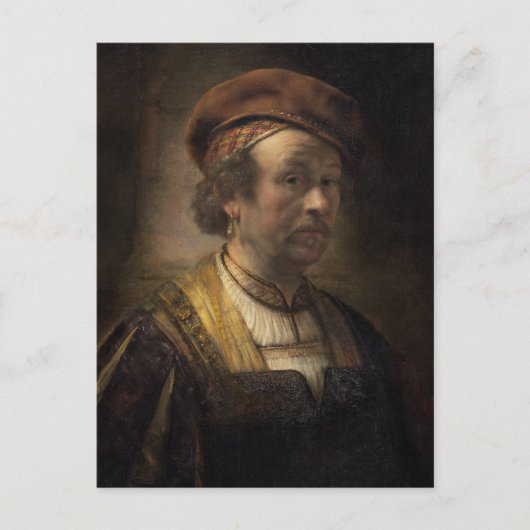 Portret van Rembrandt, 1650 (olie op doek) Briefkaart (Voorkant)