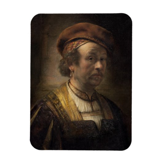Portret van Rembrandt, 1650 (olie op doek) Magneet (Verticaal)