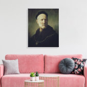 Portret van Rembrandt's vader Canvas Afdruk (Insitu (Woonkamer))