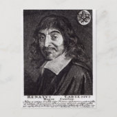 Portret van Rene Descartes Briefkaart (Voorkant)