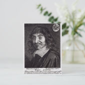 Portret van Rene Descartes Briefkaart (Staand voorkant)
