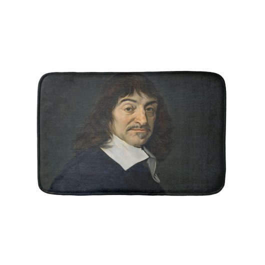 Portret van Rene Descartes c.1649 Badmat (Voorkant)