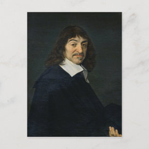 Portret van Rene Descartes c.1649 Briefkaart