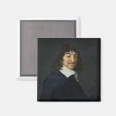 Portret van Rene Descartes c.1649 Magneet (Voorkant / Achterkant)