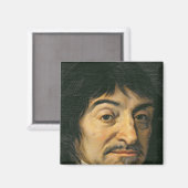 Portret van Rene Descartes c.1649 Magneet (Voorkant / Achterkant)