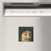 Portret van Rene Descartes c.1649 Magneet (Insitu (Vaatwasser))