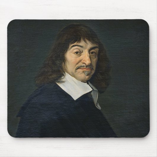 Portret van Rene Descartes c.1649 Muismat (Voorkant)