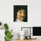 Portret van Rene Descartes c.1649 Poster (Thuiskantoor)