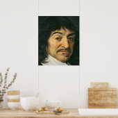 Portret van Rene Descartes c.1649 Poster (Keuken)