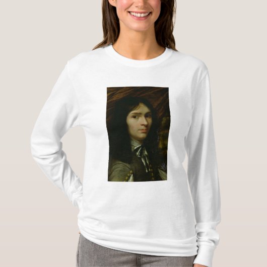 Portret van Rene Descartes T-shirt (Voorkant)