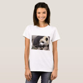 Portret van reuzenpanda t-shirt (Voorkant volledig)