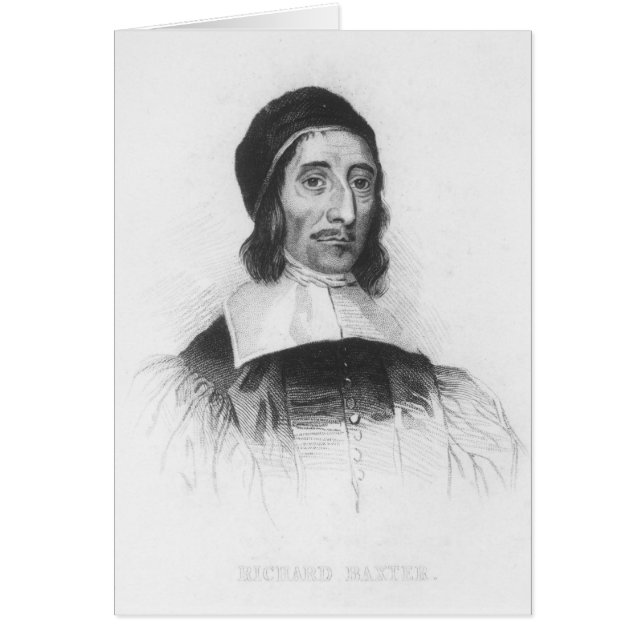 Portret van Richard Baxter (Voorkant)