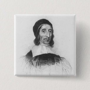 Portret van Richard Baxter Vierkante Button 5,1 Cm