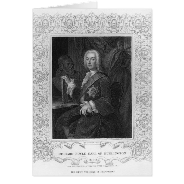 Portret van Richard Boyle, Earl of Burlington (Voorkant)