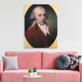 Portret van Richard Brinsley Sheridan 1788 Canvas Afdruk (Insitu (Woonkamer))