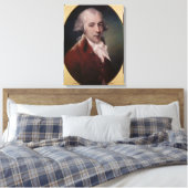 Portret van Richard Brinsley Sheridan 1788 Canvas Afdruk (Insitu (Slaapkamer))