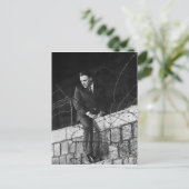 Portret van Richard Burton Briefkaart (Staand voorkant)