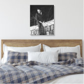 Portret van Richard Burton Canvas Afdruk (Insitu (Slaapkamer))