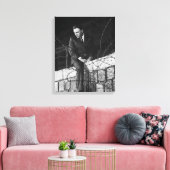 Portret van Richard Burton Canvas Afdruk (Insitu (Woonkamer))