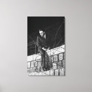 Portret van Richard Burton Canvas Afdruk