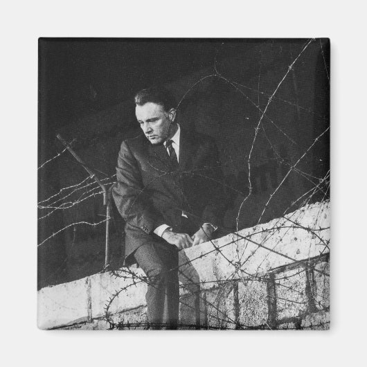 Portret van Richard Burton Magneet (Voorkant)
