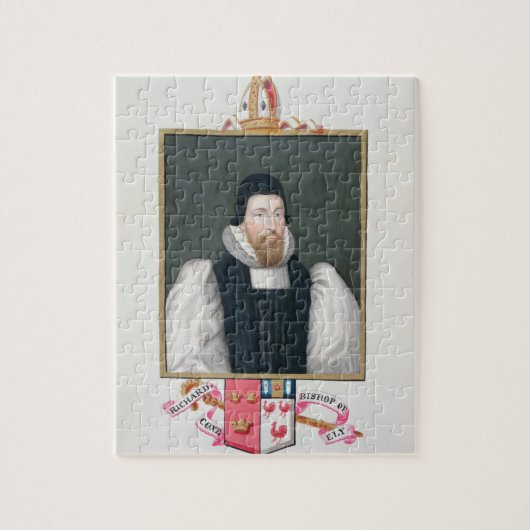 Portret van Richard Cox (1500-81) bisschop van Ely Legpuzzel (Verticaal)