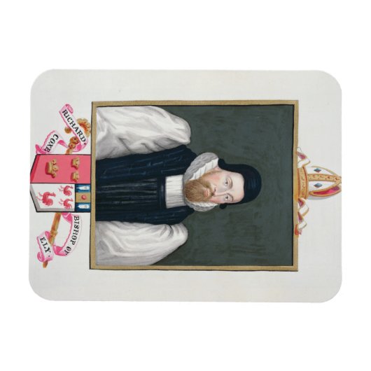 Portret van Richard Cox (1500-81) bisschop van Ely Magneet (Horizontaal)