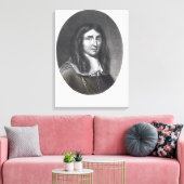 Portret van Richard Cromwell Canvas Afdruk (Insitu (Woonkamer))