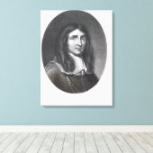 Portret van Richard Cromwell Canvas Afdruk (Insitu (Houten vloer))