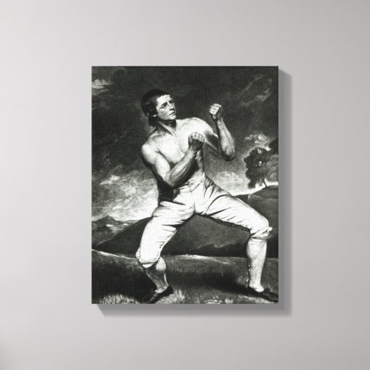 Portret van Richard Humphreys Canvas Afdruk (Voorkant)