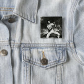 Portret van Richard Humphreys Vierkante Button 5,1 Cm (In situ)