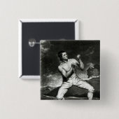 Portret van Richard Humphreys Vierkante Button 5,1 Cm (Voorkant /achterkant)