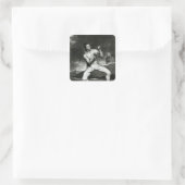 Portret van Richard Humphreys Vierkante Sticker (Tas)
