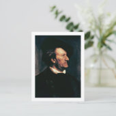 Portret van Richard Wagner (1813-83) (olie op canv Briefkaart (Staand voorkant)