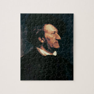 Portret van Richard Wagner (1813-83) (olie op canv Legpuzzel
