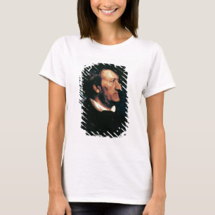 Portret van Richard Wagner (1813-83) (olie op canv T-shirt