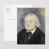 Portret van Richard Wagner 1882 Briefkaart (Voorkant / Achterkant)