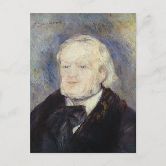 Portret van Richard Wagner 1882 Briefkaart (Voorkant)