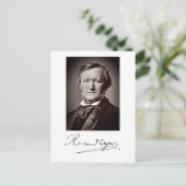 Portret van Richard Wagner Briefkaart (Staand voorkant)