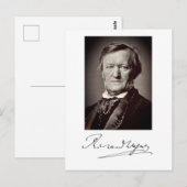 Portret van Richard Wagner Briefkaart (Voorkant / Achterkant)