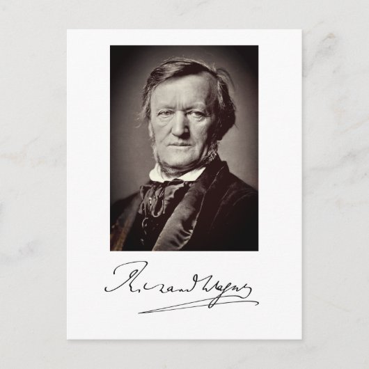 Portret van Richard Wagner Briefkaart (Voorkant)