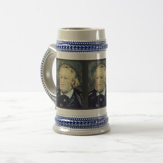 Portret van Richard Wagner door Pierre-Auguste Bierpul (Voorkant links)