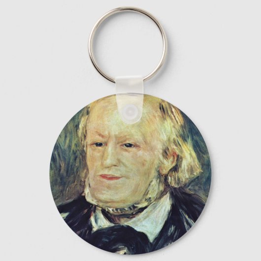 Portret van Richard Wagner door Pierre-Auguste Sleutelhanger (Voorkant)