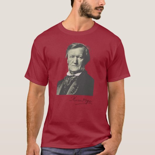 Portret van Richard Wagner T-shirt (Voorkant)